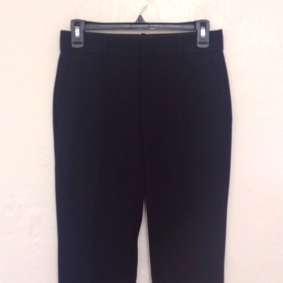 Vince Black Crepe Tailored Straight Leg Pant Size 0 - Picture 2 of 14